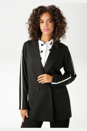 Aniston Longblazer, mit trendigem Streifen an Schulter und den Ärmeln - NEUE KOLLEKTION