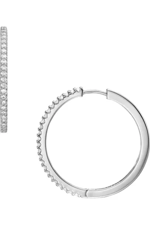 Fossil Paar Creolen »Schmuck Metall Ohrringe Ellis, JA7261710, JA7274040«, mit Zirkonia (synth.)