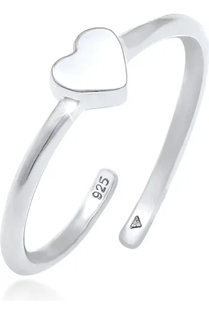 Elli Fingerring »Ring Kinder Herz Liebe 925 Silber«