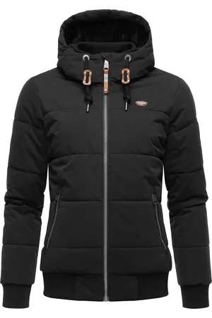 Ragwear Steppjacke »Winterjacke Nuggys Solid«, mit Kapuze, stylische und taillierte Winterjacke