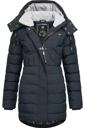 Ragwear Kurzmantel »Kurzmantel Ashanta«, Wasserdichter Winterparka mit gefütterter Kapuze