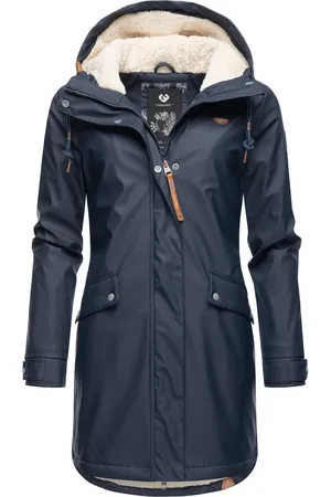 Ragwear Regenmantel »Regenjacke Tinsley«, Wasserdichter Regenparka für den Winter