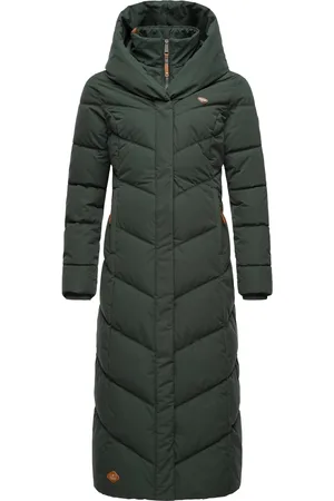 Ragwear Steppmantel »Steppmantel Natalka Extralong«, Gesteppter Damen Mantel mit Kapuze