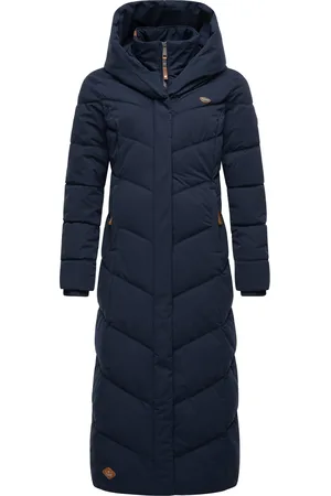 Ragwear Steppmantel »Steppmantel Natalka Extralong«, Gesteppter Damen Mantel mit Kapuze