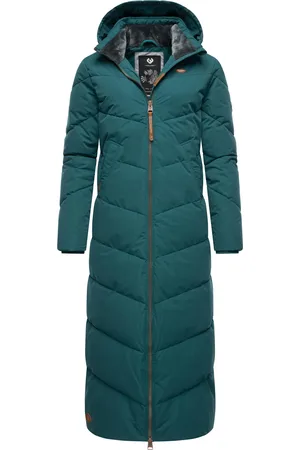 Ragwear Wintermantel »Wintermantel Rebelka Extralong«, wasserdichter Winterparka mit abnehmbarer Kapuze