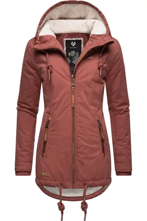 Ragwear Winterjacke »Winterjacke Zuzka Winter«, mit Kapuze, Wasserdichter Winterparka mit Teddyfleece Innenfutter