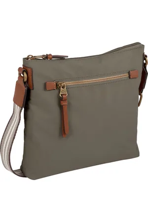 Camel Active Umhängetasche »Bari«, aus hochwertigem matten Nylon mit gestreiftem Gewebeband