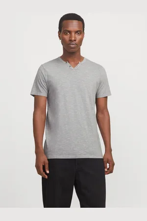 JACK & JONES T-Shirt »JJESPLIT NECK TEE SS NOOS«, mit V-Ausschnitt