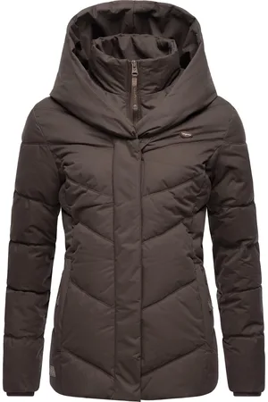 Ragwear Anorak »Winterjacke Natesa Intl.«, mit Kapuze, stylische Winterjacke mit V-Steppung und Kapuze