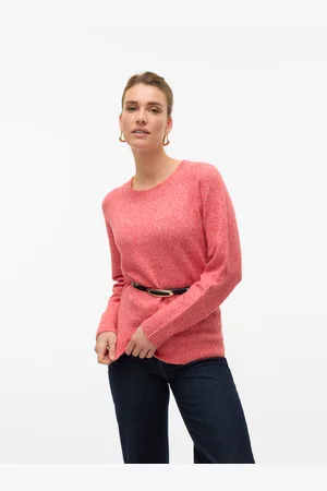 VERO MODA Rundhalspullover »VMDOFFY LS O-NECK BLOUSE GA NOOS«