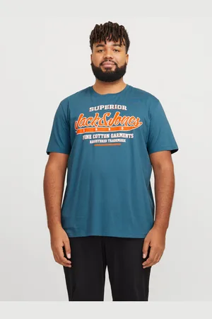 JACK & JONES T-Shirt »JJELOGO TEE SS O-NECK 2 COL AW24 S PLS«, mit Frontprint