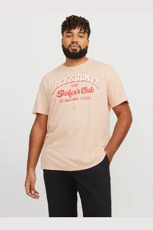 JACK & JONES T-Shirt »JJELOGO TEE SS O-NECK 2 COL AW24 S PLS«, mit Frontprint