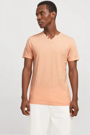 JACK & JONES T-Shirt »JJESPLIT NECK TEE SS NOOS«, mit V-Ausschnitt