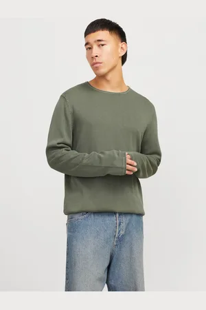 JACK & JONES Strickpullover »JJELEO KNIT CREW NECK NOOS«, mit Rundhalsausschnitt