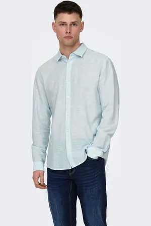 Only & Sons Langarmhemd »ONSCAIDEN LS SOLID LINEN SHIRT NOOS«
