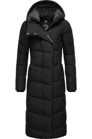 Ragwear Wintermantel »Wintermantel Pavla Long«, extralanger Winterparka mit Teddyfutter und Kapuze