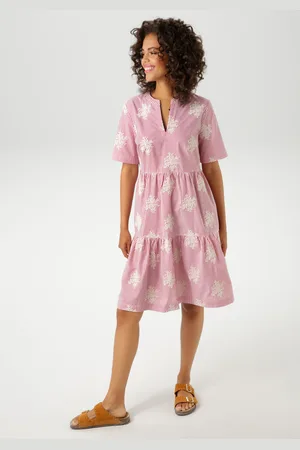 Aniston Sommerkleid, gestreift und mit aufwändigen Stickereien verziert - NEUE KOLLEKTION
