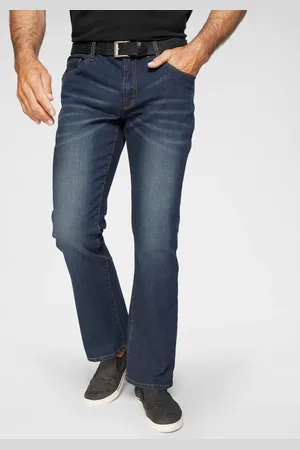 ARIZONA Bootcut-Jeans »Mike«, ausgestelltes Bein, niedrige Leibhöhe, Stretch-Qualität