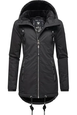 Ragwear Winterjacke »Winterjacke Zuzka Winter«, mit Kapuze, Wasserdichter Winterparka mit Teddyfleece Innenfutter
