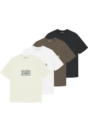JACK & JONES T-Shirt »T-Shirt JCODYNAMIC BRANDING TEE CREW 4PK 4er Pack«