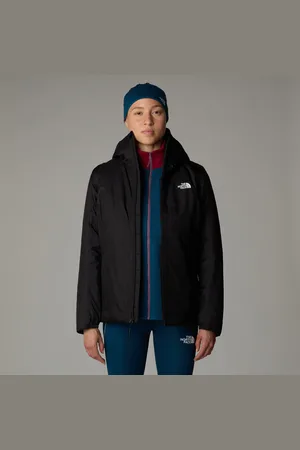 The North Face Funktionsjacke »W QUEST INSULATED JACKET«, mit Kapuze, Winterjacke mit Logodruck