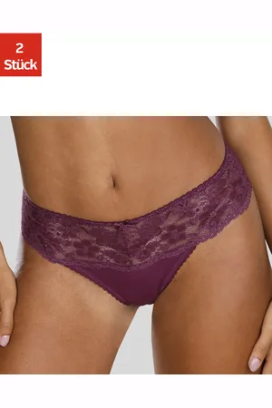 Nuance String, (2 St.), Dessous mit breitem Spitzenband