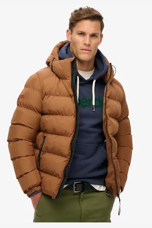 Superdry Steppjacke »HOODED SPORTS PUFFER JACKET«, mit Kapuze