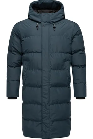 Ragwear Steppmantel »Wintermantel Nordwey«, Wasserdichter Herren Wintermantel mit verstellbarer Kapuze
