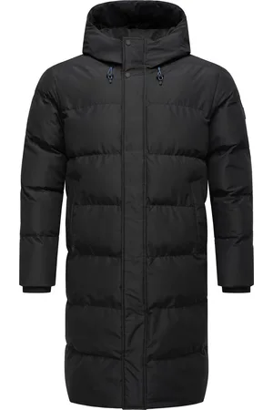 Ragwear Steppmantel »Wintermantel Nordwey«, Wasserdichter Herren Wintermantel mit verstellbarer Kapuze