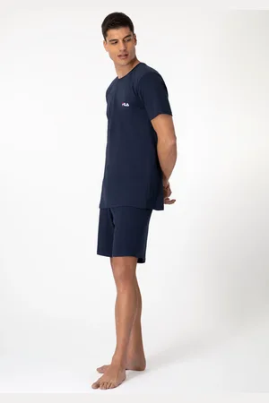 Fila Shorty, (2 tlg., 2-tlg.), Hose mit elastischem Logobund und Kurzarmshirt