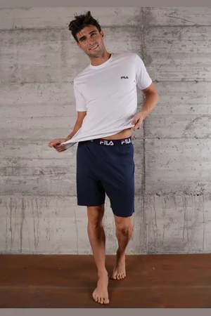 Fila Shorty, (2 tlg., 2-tlg.), Hose mit elastischem Logobund und Kurzarmshirt