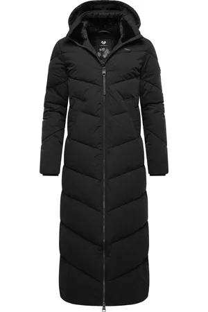 Ragwear Wintermantel »Wintermantel Rebelka Extralong«, wasserdichter Winterparka mit abnehmbarer Kapuze