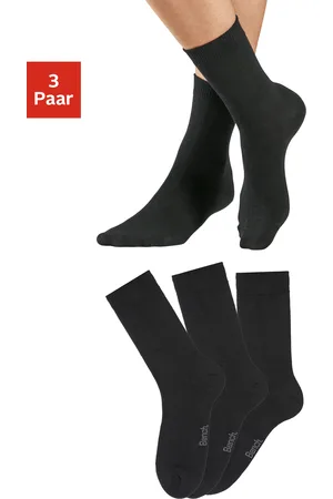 Bench Socken, (Packung, 3 Paar), Damensocken aus flauschigem Material mit wärmender Wolle