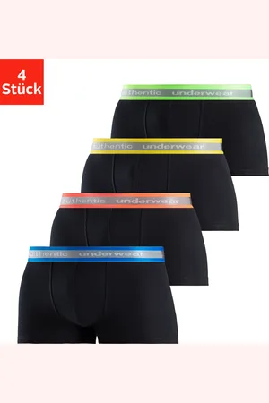AUTHENTIC LE JOGGER Boxer »Boxershorts für Herren«, (Packung, 4 St., 4er-Pack), angenehm weiches Neon-Bündchen