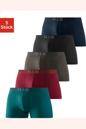 H.I.S Boxer »Boxershorts für Herren«, (Packung, 5 St.), Logo Webbund mit 3D Effekt