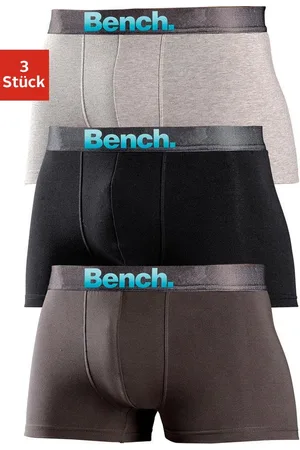 Bench Boxer »Boxershorts für Herren«, (Packung, 3 St.), mit Logo Webbund