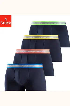 AUTHENTIC LE JOGGER Boxer »Boxershorts für Herren«, (Packung, 4 St., 4er-Pack), angenehm weiches Neon-Bündchen