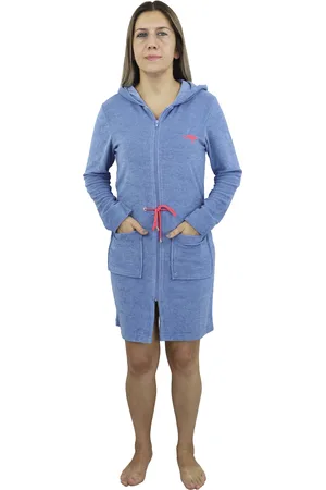 KangaROOS Damenbademantel »Kira, ideal für Sauna & Spa, Hotelbademantel, Morgenmantel«, (1 St.), mit Bindekordel, kurz, Bademäntel für Damen, XS-3XL