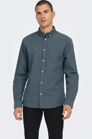Only & Sons Langarmhemd »ONSALVARO SLIM LS OXFORD SHIRT NOOS«