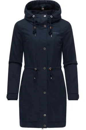 Ragwear Winterjacke »Winterjacke Aurorie Crystal Organic«, mit Kapuze, Nachhaltiger Winterparka mit stylischen Details