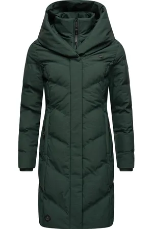 Ragwear Steppmantel »Wintermantel Natalka Melange«, wasserdichter Damen Wintermantel mit gefütterter Kapuze