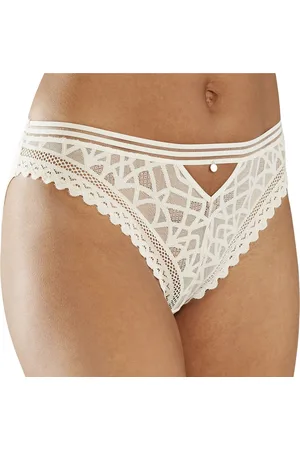 QS by s.Oliver Slip »Milene«, mit edlem Bund und modischem Accessoire vorne mittig