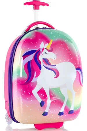 Heys Kinderkoffer »Einhorn rosa, 46 cm«, 2 Rollen, x Joachim Llambi Kindertrolley Handgepäck-Koffer