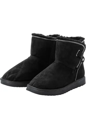 Sheego Winterboots »Schlupfboots mit seitlichem Riegel und Klett«