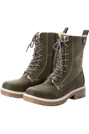 Sheego Schnürboots »Schnürboots mit seitlichem Reißverschluss«