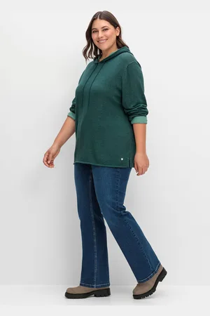 Sheego Stretch-Jeans »Bootcut-Jeans mit hohem Bund mit hohem Bund, im Curvy-Schnitt ANNE«