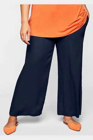 Sheego Schlupfhose »Strandhose mit Smokbund und Taschen«