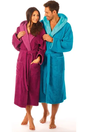 Egeria Unisex-Bademantel »Cairo, ideal für Sauna & Spa, Hotelbademantel, Morgenmantel«, (1 St.), mit Kapuze, Doubleface Optik