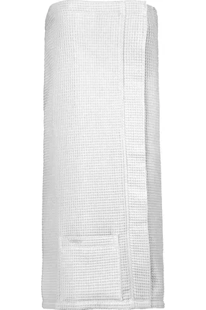 Vossen Kilt »Well-L, ideal für Sauna & Spa«, (1 St.), Saunakilt für Damen, Waffelpiqué-Struktur, reine Baumwolle, Knöpfe