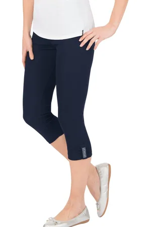 Trigema Leggings » Leggings 7/8 mit Kristallsteinen«, (1 tlg.)